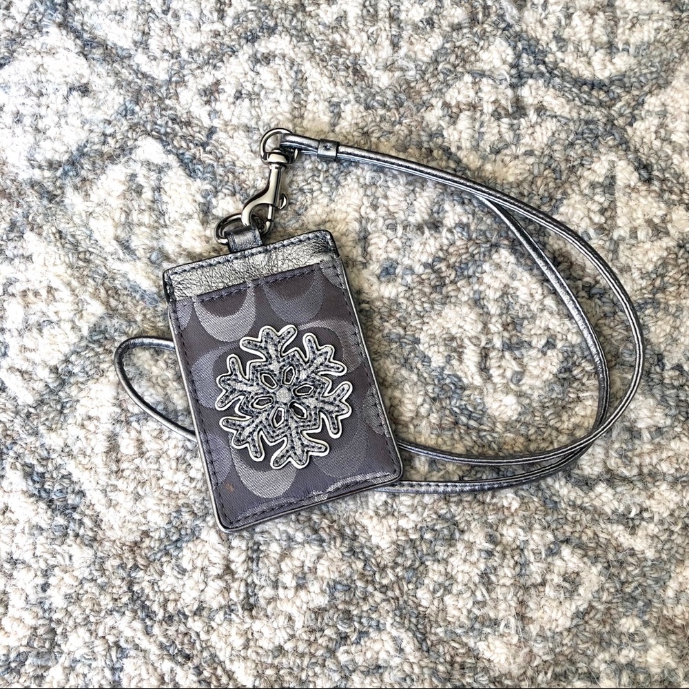Coach Card Holder Lanyard